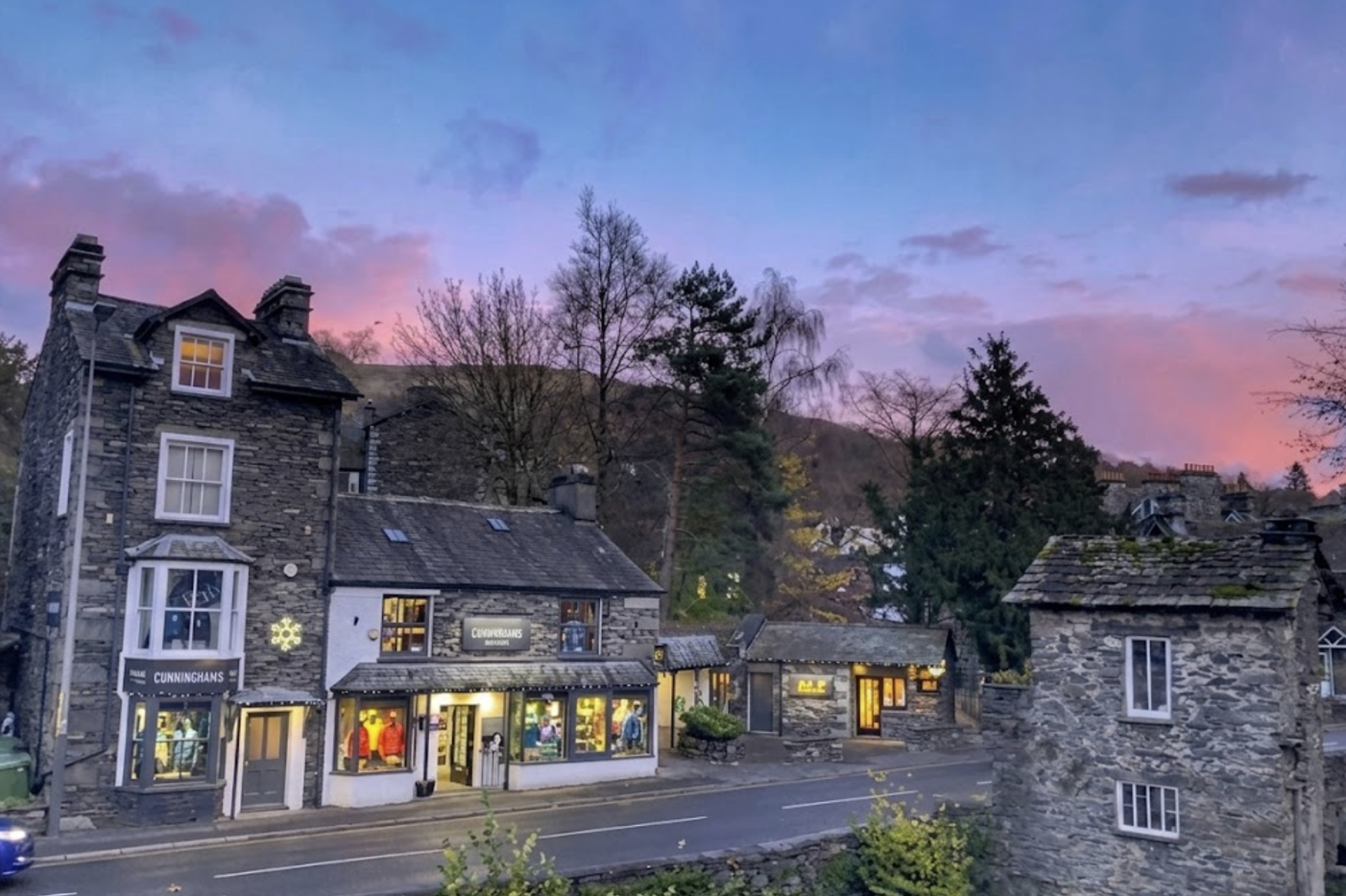 cunninghams outdoors storefront in ambleside