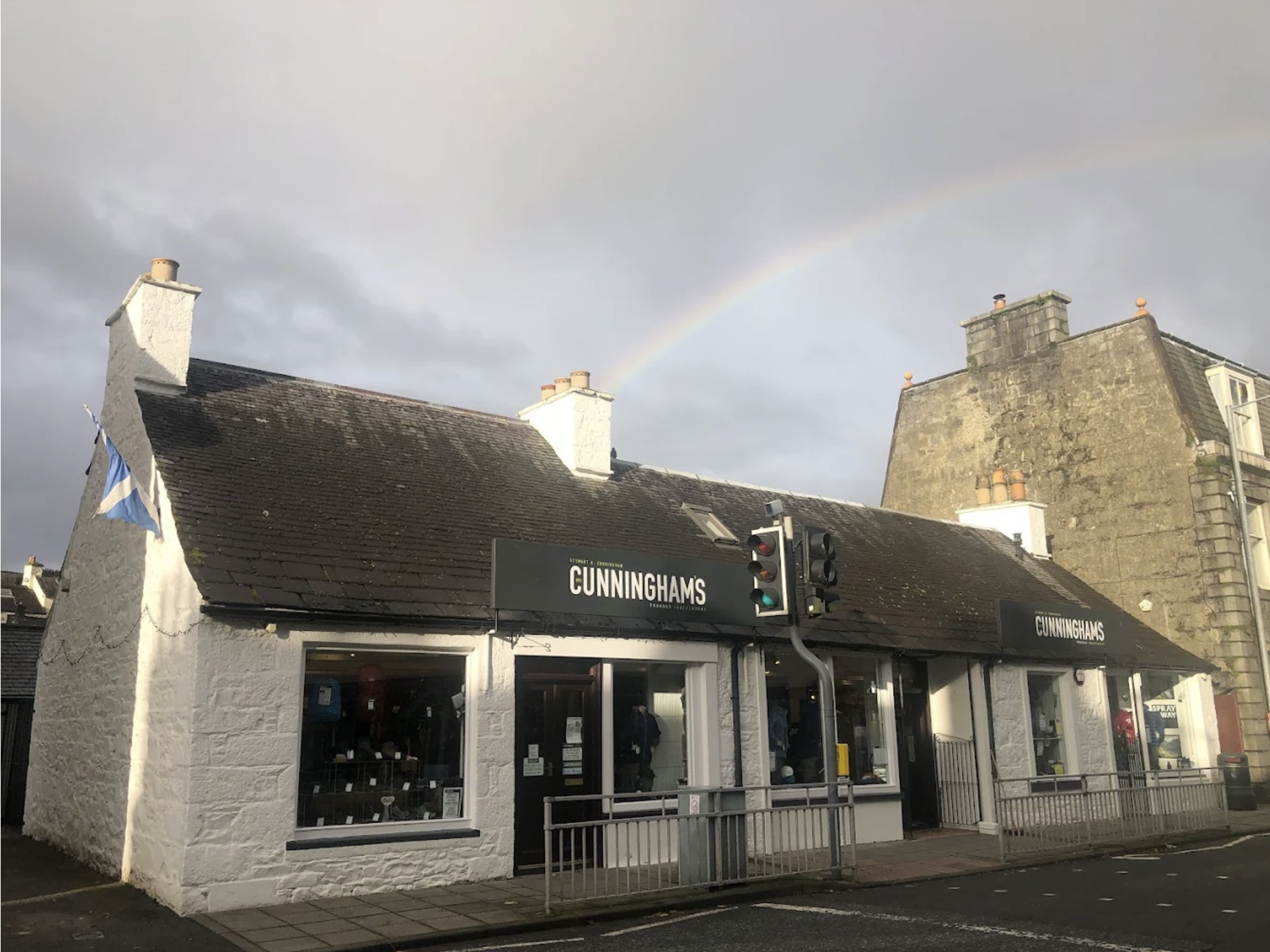cunninghams outdoors storefront in newton stewart