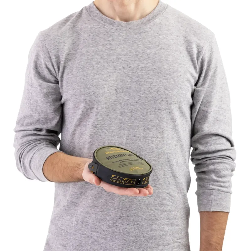 Sea To Summit Kitchen Sink 10 Litre - Burnt Olive-1