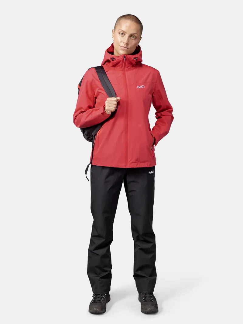 Halti Women's Forter DX Waterproof Jacket - Power Red-2