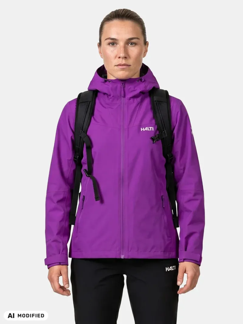 Halti Women's Forter DX Waterproof Jacket - Vivid Purple-2