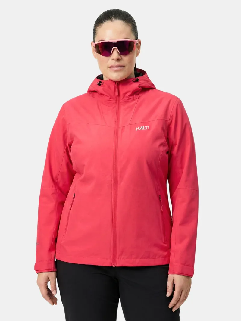Halti Women's Forter DX Waterproof Jacket Plus Size  - Power Red-1