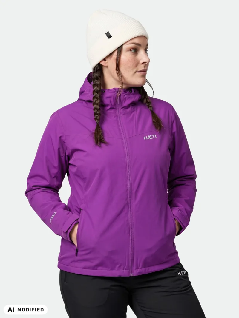 Halti Women's Forter DX Warm Waterproof Insulated Jacket - Vivid Purple-2