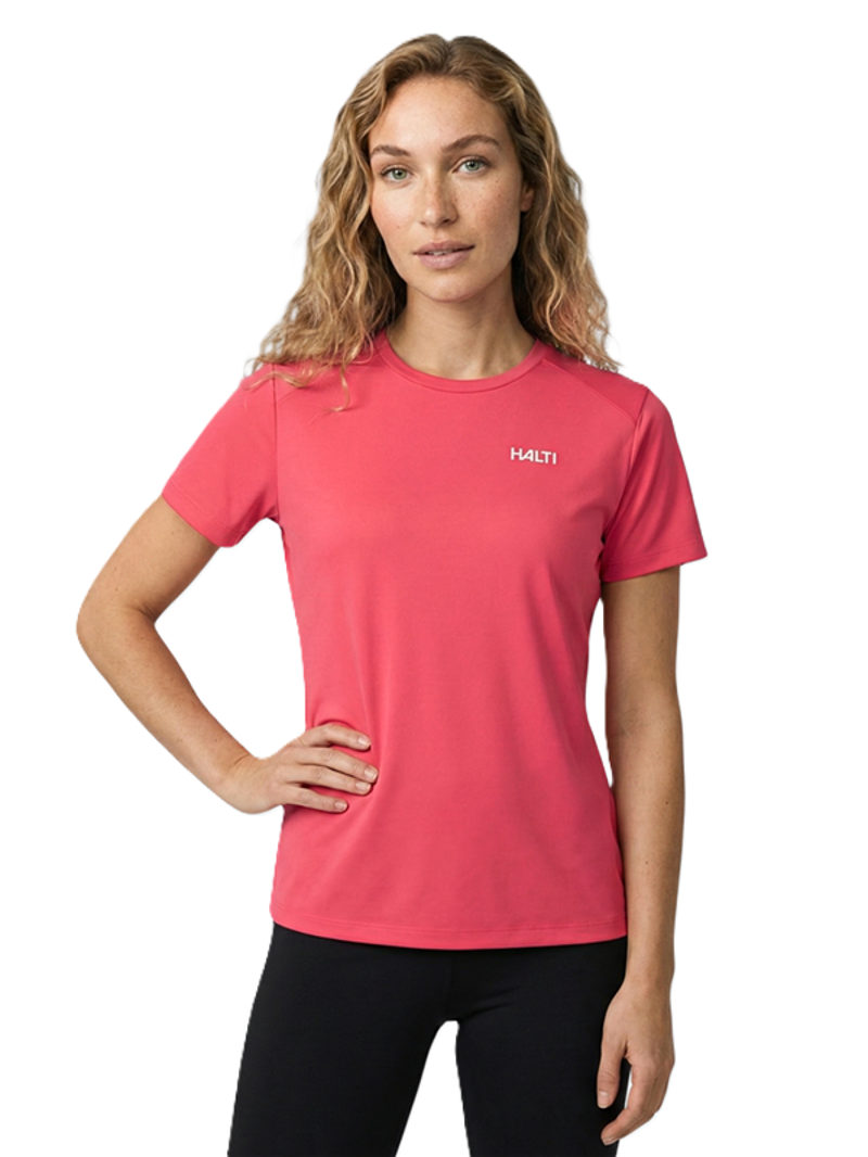 Halti Women's Salves Salves Technical T-Shirt - Power Red-2