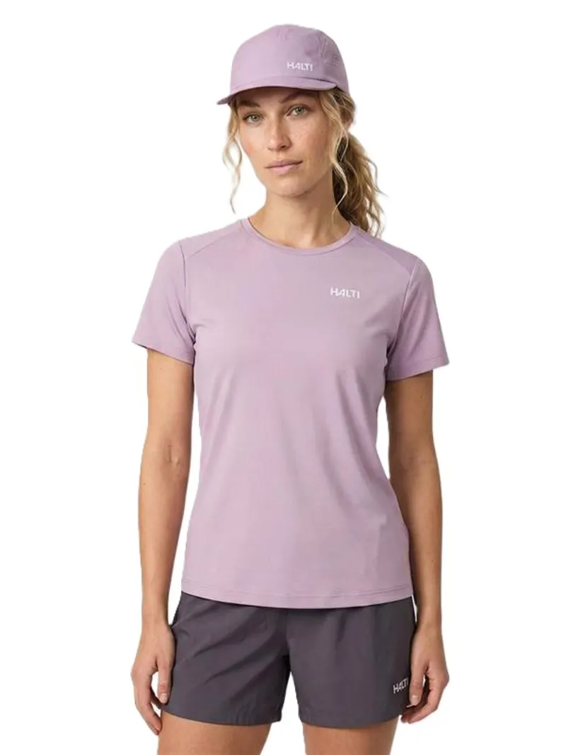 Halti Women's Salves Salves Technical T-Shirt - Sea Fog Lilac-2