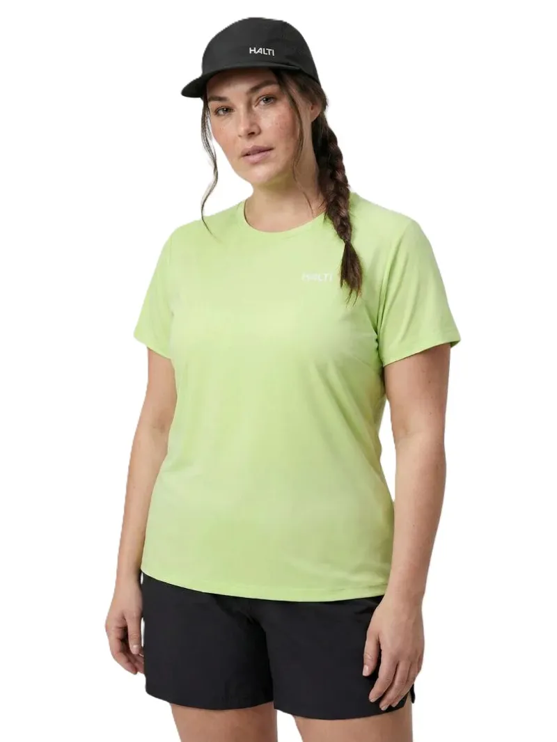 Halti Women's Salves Salves Technical T-Shirt Plus Size - Shadow Lime-2