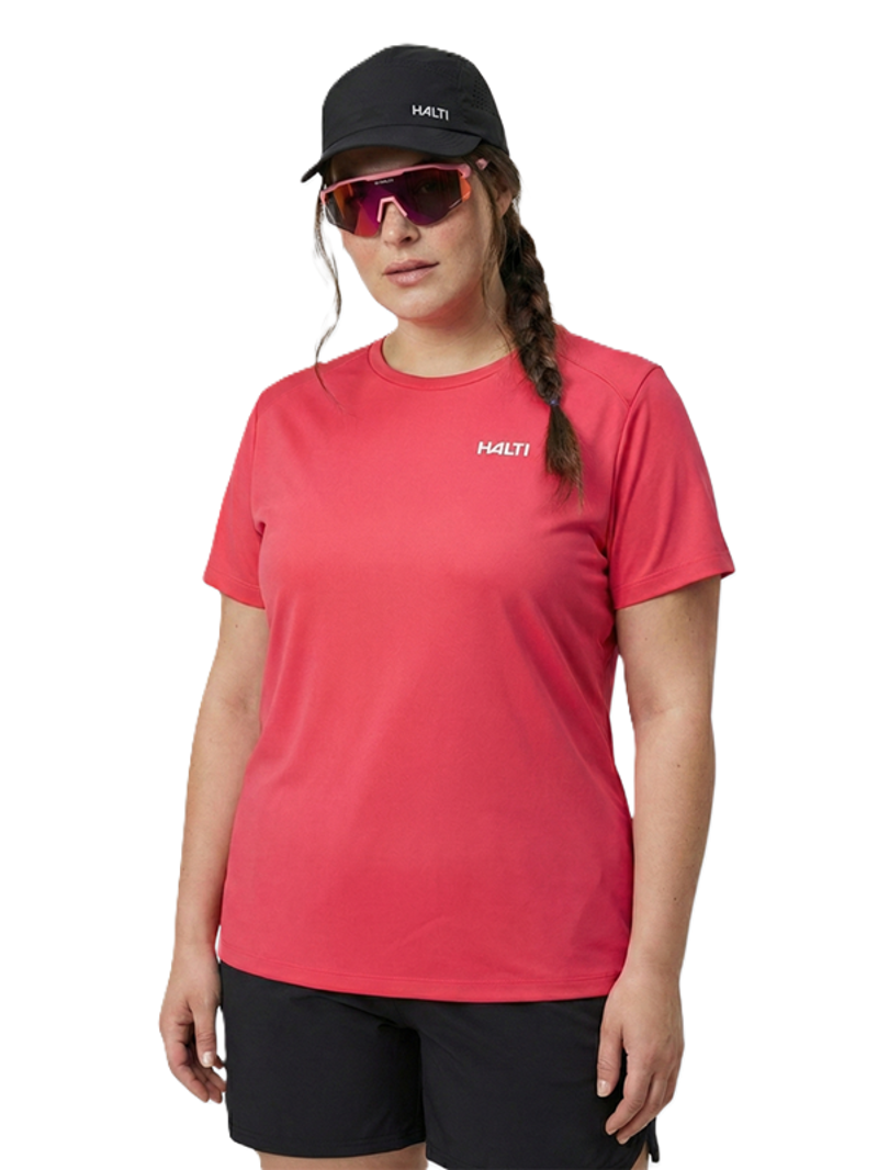Halti Women's Salves Salves Technical T-Shirt Plus Size - Power Red-2
