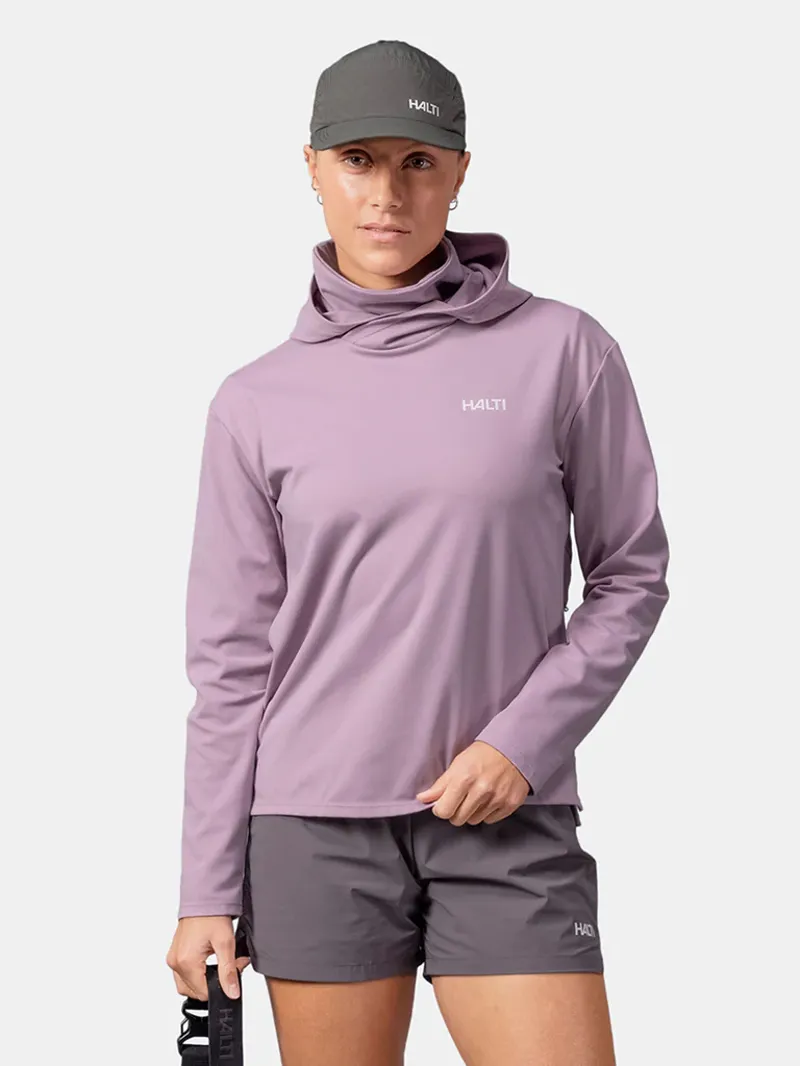 Halti Women's Kaltio Hoodie - Sea Fog Lilac-2
