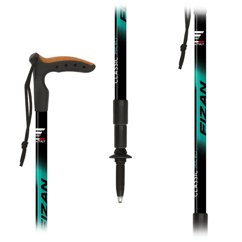 Fizan Classic Micro Walking Pole - Light Blue-1