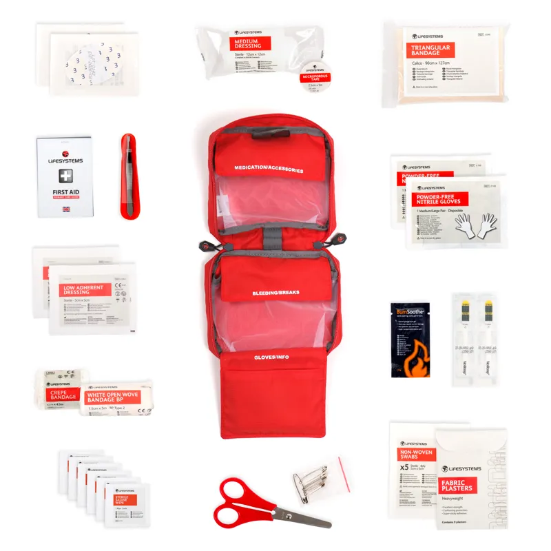 Lifesystems Adventurer First Aid Kit - Red-4