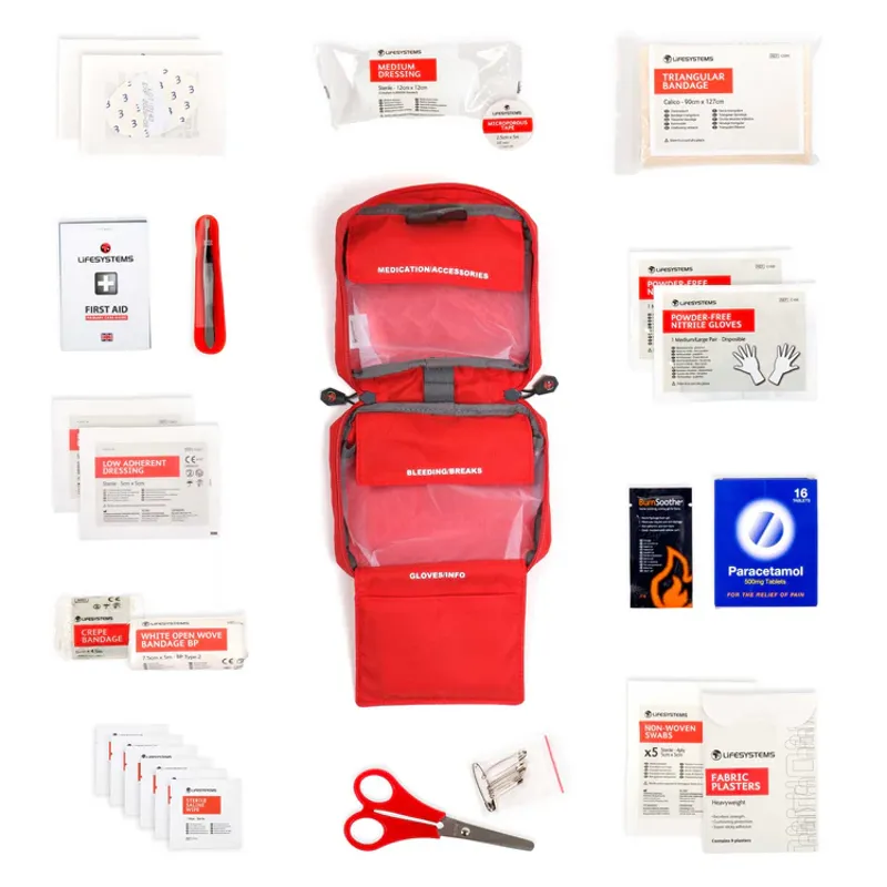 Lifesystems Adventurer First Aid Kit - Red-5