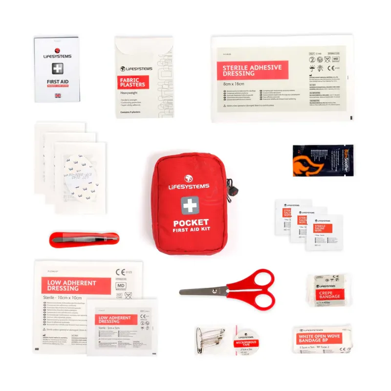 Lifesystems Pocket First Aid Kit  - Red-3