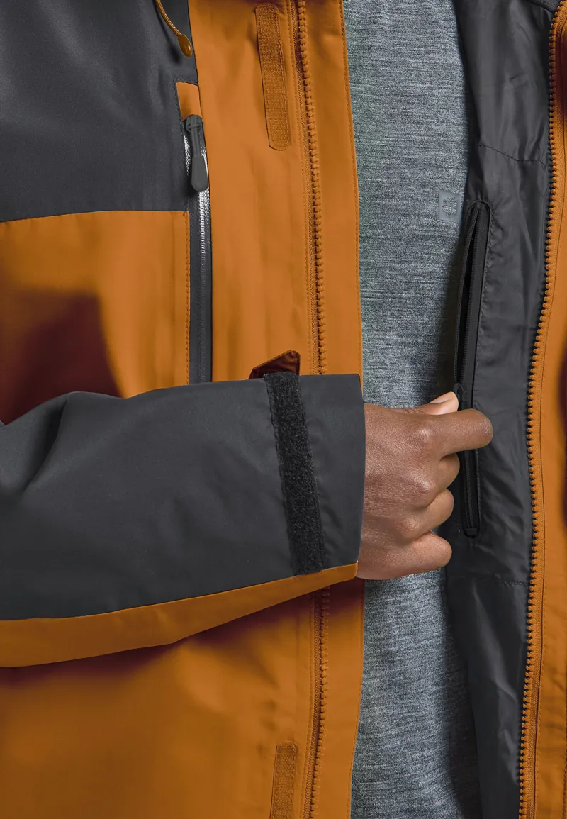 Jack Wolfskin Men's Jasper 2L Waterproof Jacket - Autumn Leaves-5