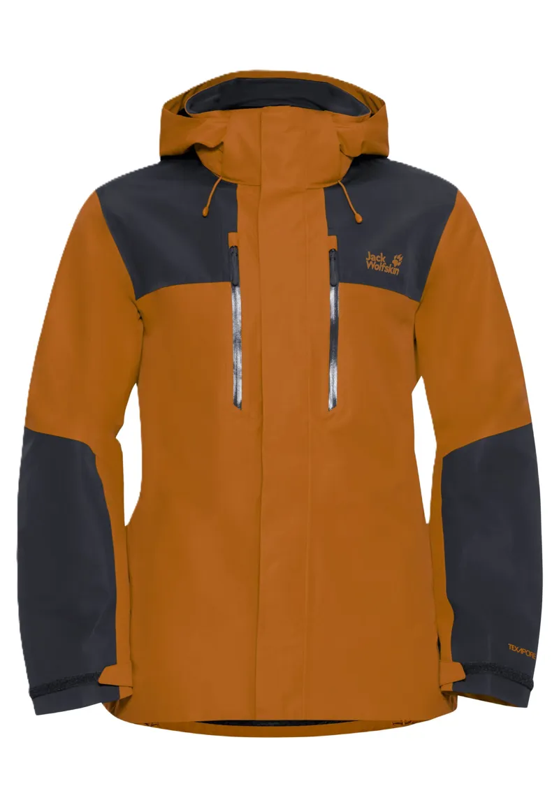 Jack Wolfskin Men's Jasper 2L Waterproof Jacket - Autumn Leaves