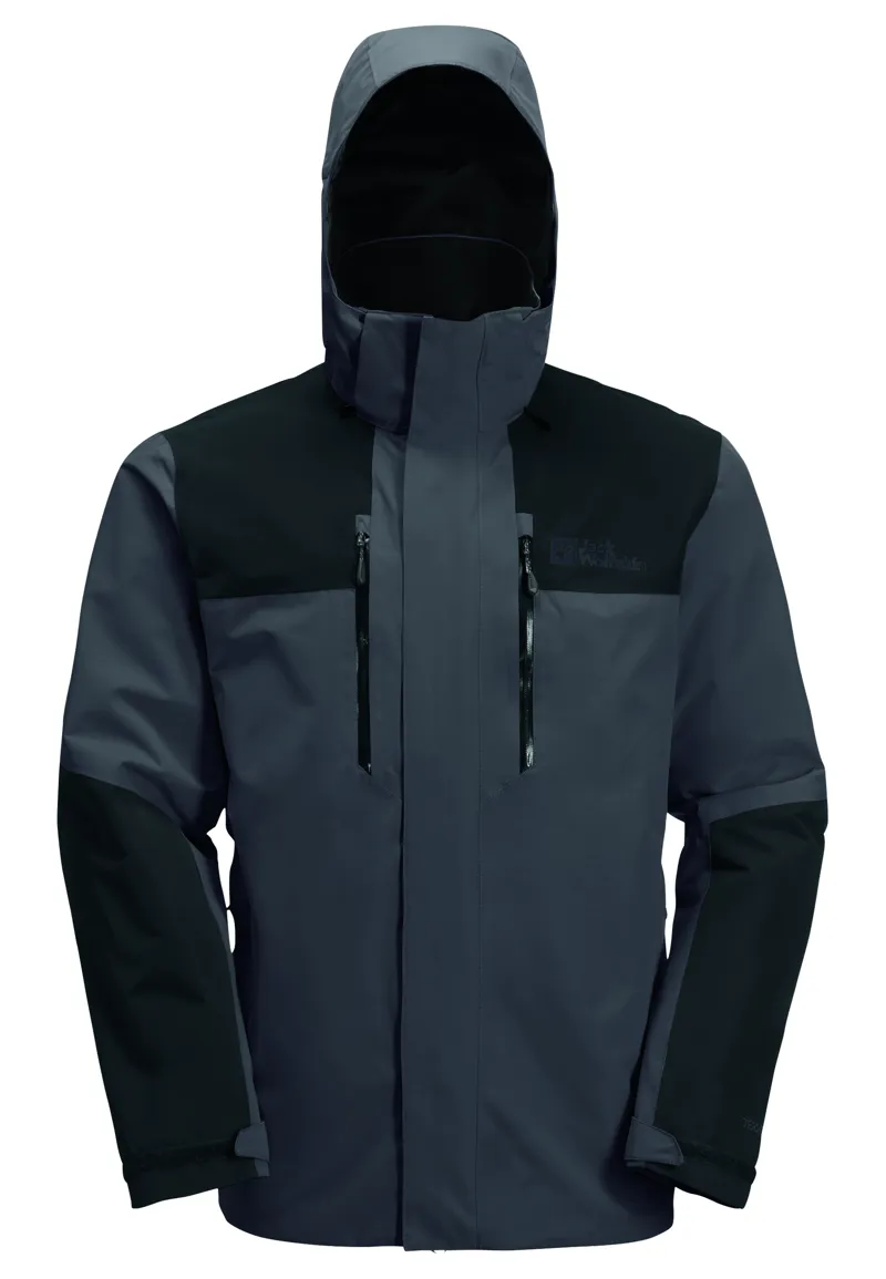 Jack Wolfskin Men's Jasper 2L Waterproof Jacket - Phantom-1