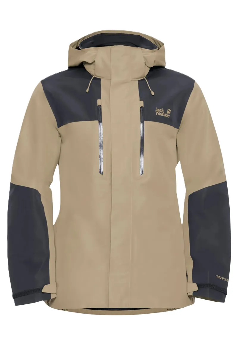 Jack Wolfskin Men's Jasper 2L Waterproof Jacket - Hazel Wood