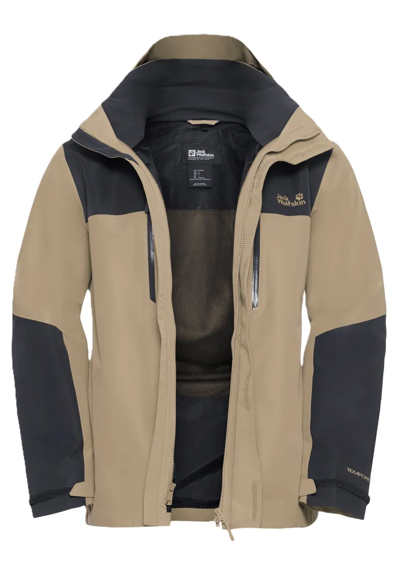 Jack Wolfskin Men's Jasper 2L Waterproof Jacket - Hazel Wood-2