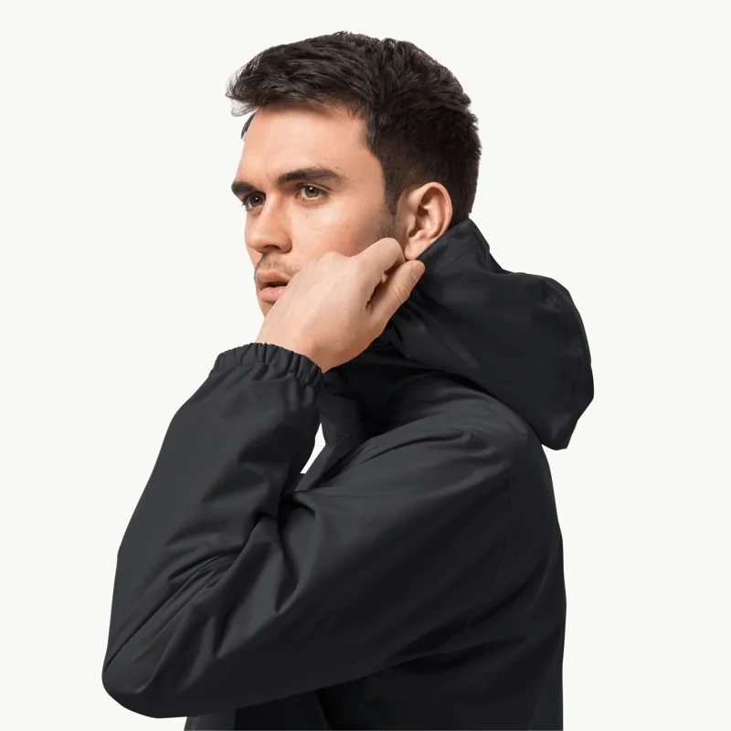 Jack Wolfskin Men's Stormy Point 2L Jacket - Black-3