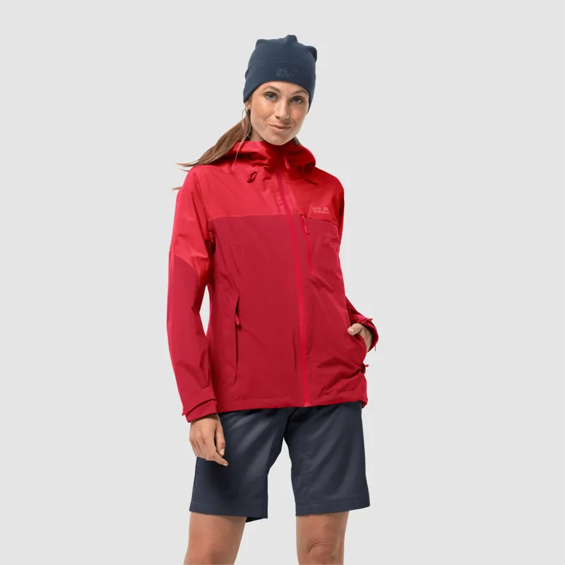 Jack Wolfskin Women's Go Hike Jacket - Bright Scarlet -1