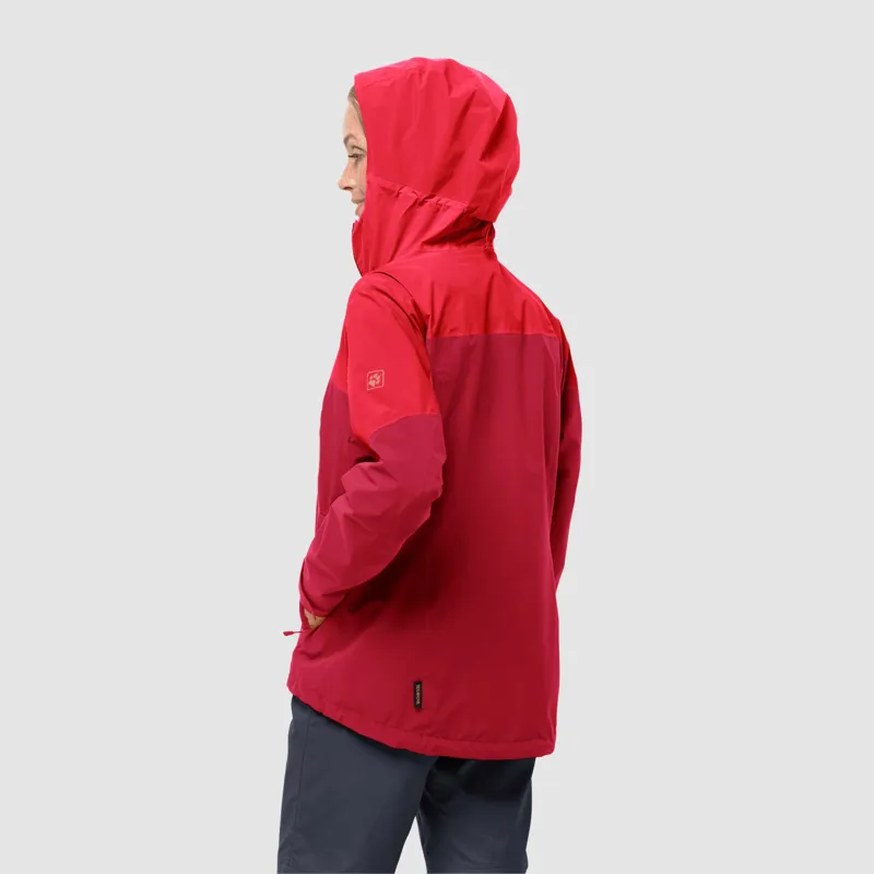 Jack Wolfskin Women's Go Hike Jacket - Bright Scarlet -2