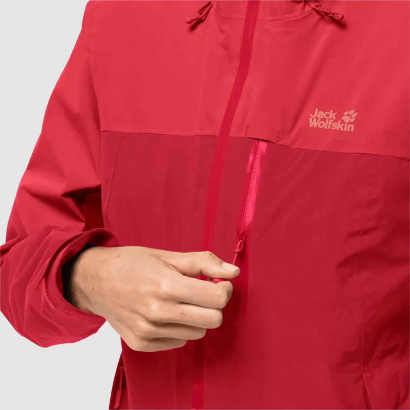 Jack Wolfskin Women's Go Hike Jacket - Bright Scarlet -4