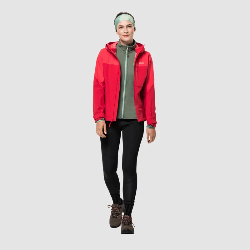 Jack Wolfskin Women's Go Hike Jacket - Bright Scarlet -6