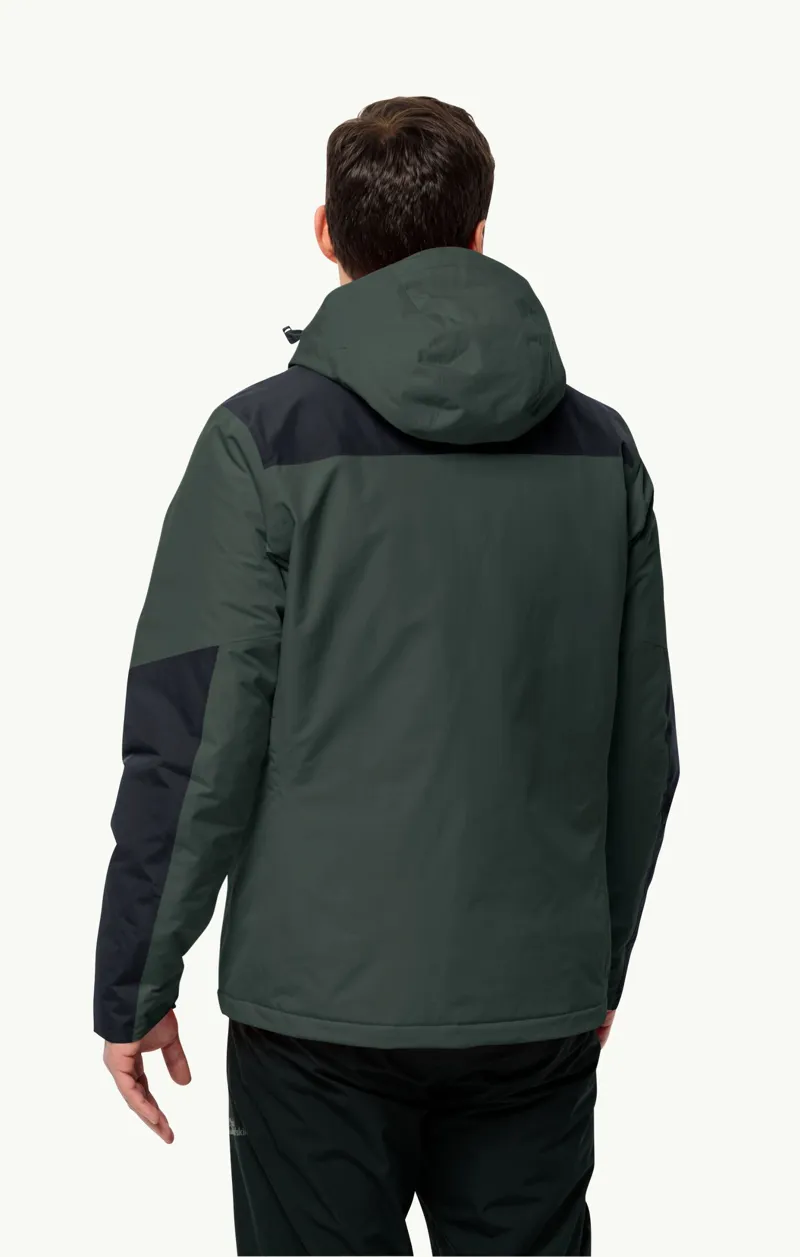 Jack Wolfskin Men's Jasper Insulated Jacket - Black Olive-2
