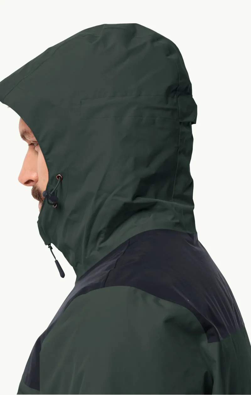 Jack Wolfskin Men's Jasper Insulated Jacket - Black Olive-4