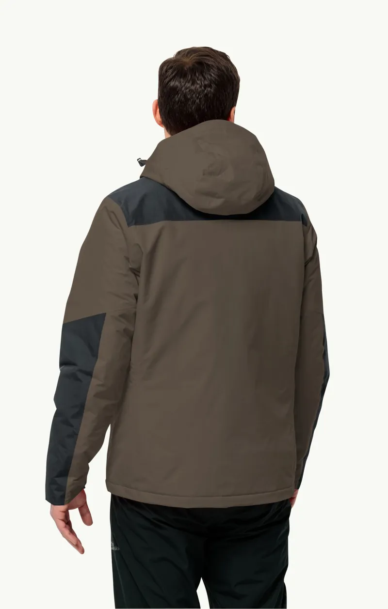 Jack Wolfskin Men's Jasper Insulated Jacket - Cold Coffee-2