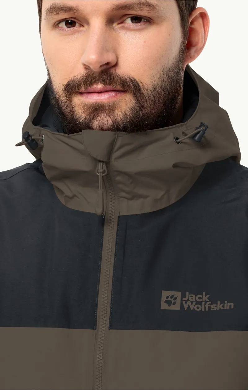 Jack Wolfskin Men's Jasper Insulated Jacket - Cold Coffee-3