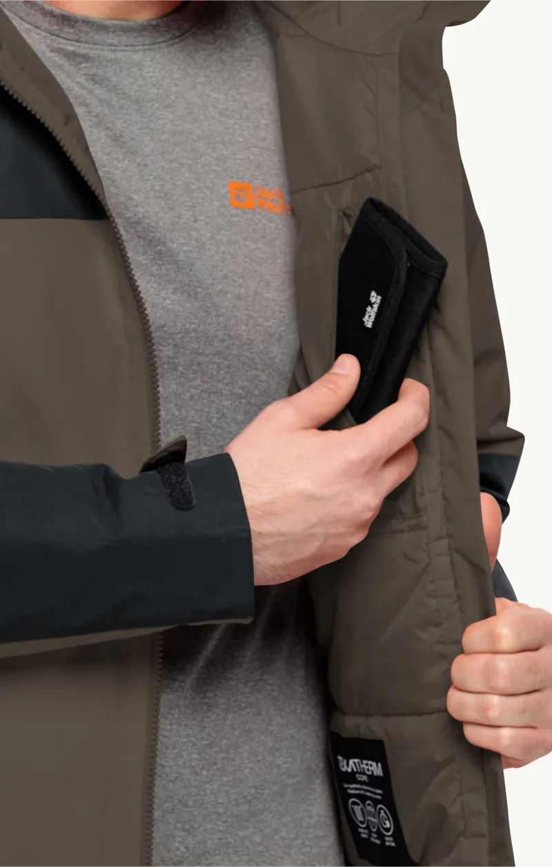 Jack Wolfskin Men's Jasper Insulated Jacket - Cold Coffee-6