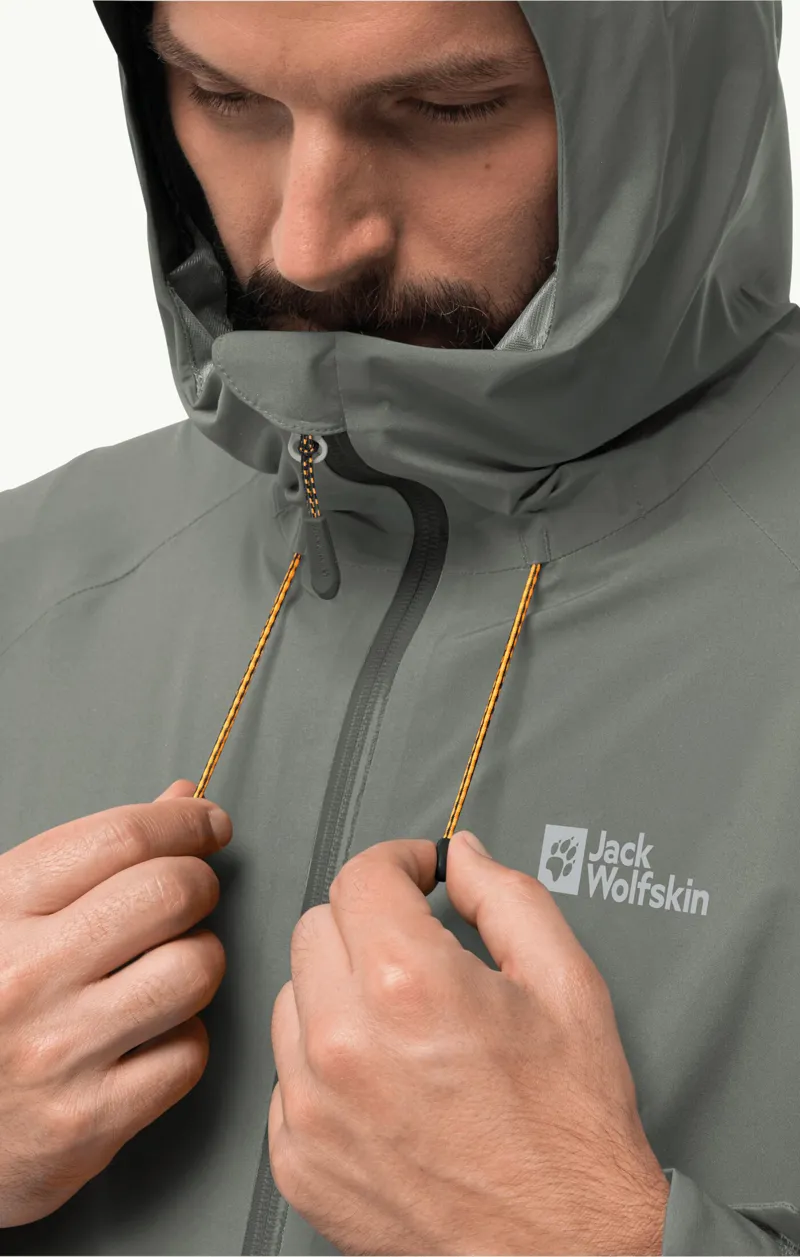 Jack Wolfskin Men's Highest Peak Jacket - Gecko Green-5
