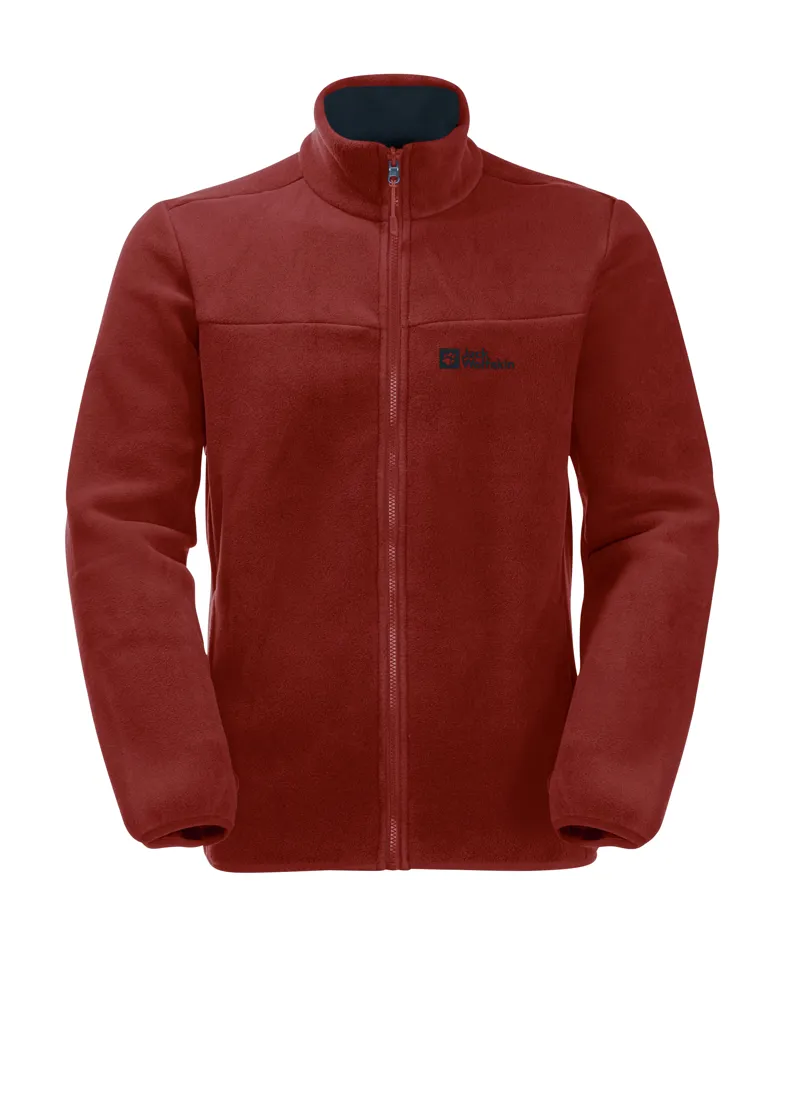 Jack Wolfskin Men's Altenberg 3in1 Waterproof Jacket - Carmine-1