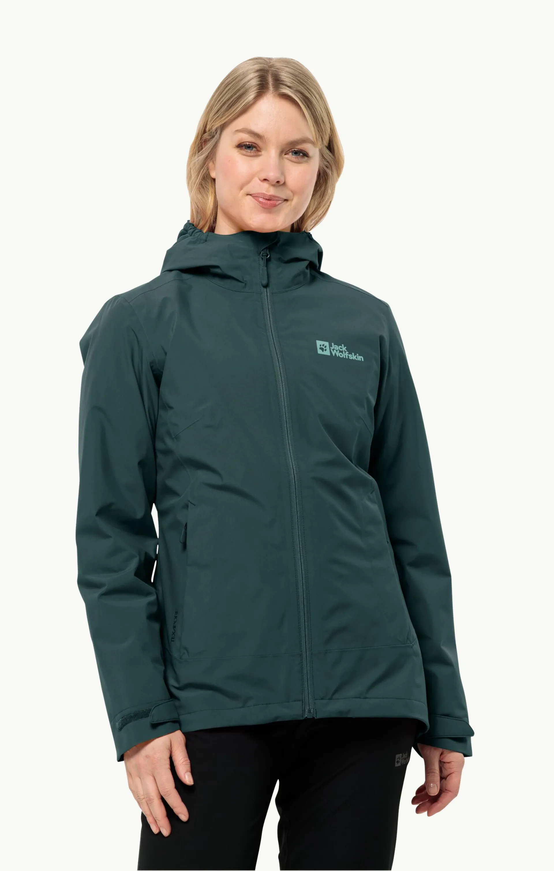 Jack Wolfskin Women's Moonrise 3in1 Jacket Sea Green