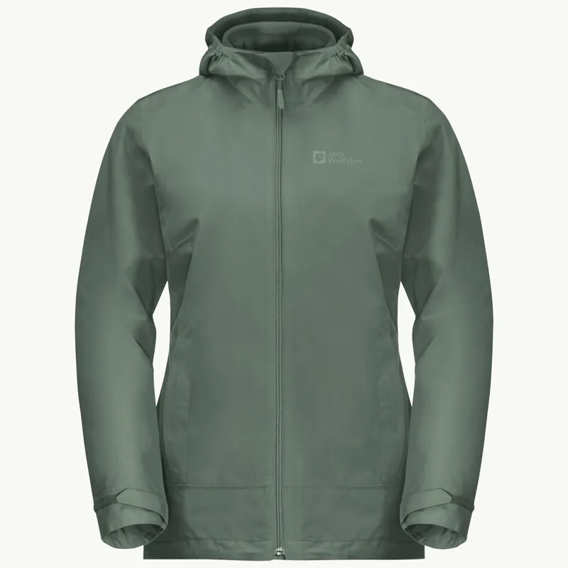 Jack Wolfskin Women's Moonrise 3in1 Jacket - Hedge Green