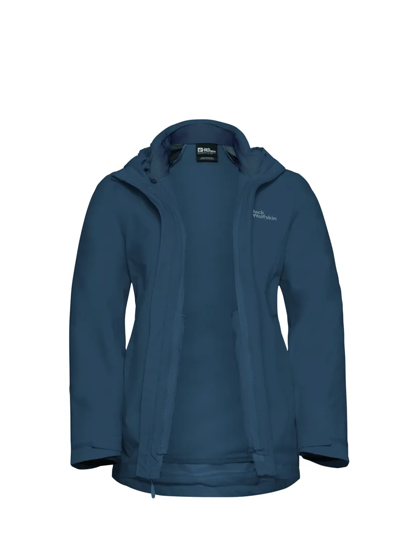 Jack Wolfskin Women's Moonrise 3in1 Jacket - Midnight Sky-1