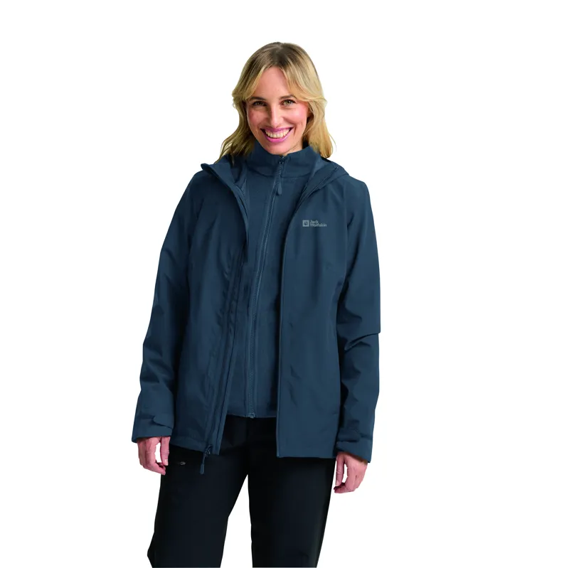 Jack Wolfskin Women's Moonrise 3in1 Jacket - Midnight Sky-5