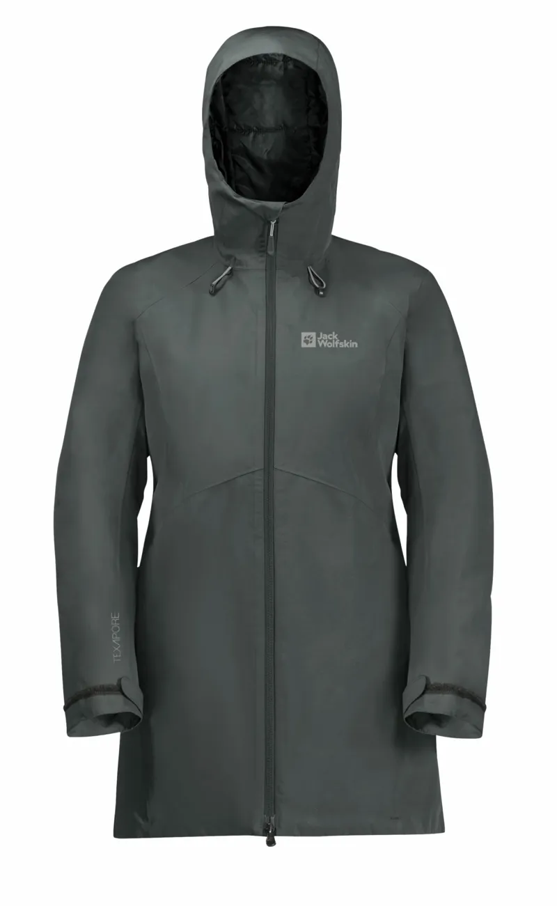 Jack Wolfskin Women's Heidelstein Waterproof Insulated Jacket  - Slate Green-1