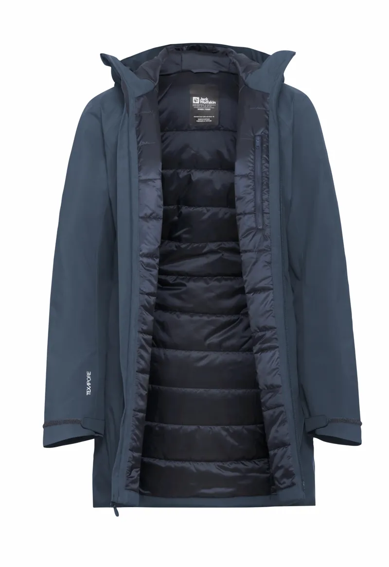 Jack Wolfskin Women's Heidelstein Waterproof Insulated Jacket - Midnight Sky-1