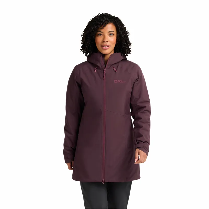 Jack Wolfskin Women's Heidelstein Waterproof Insulated Jacket - Amaranth-3