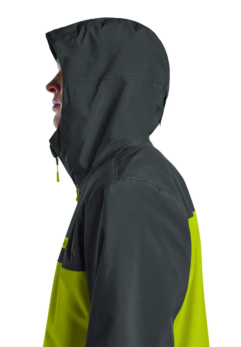 Jack Wolfskin Men's Weiltal 2L Waterproof Jacket - Chartreuse-4