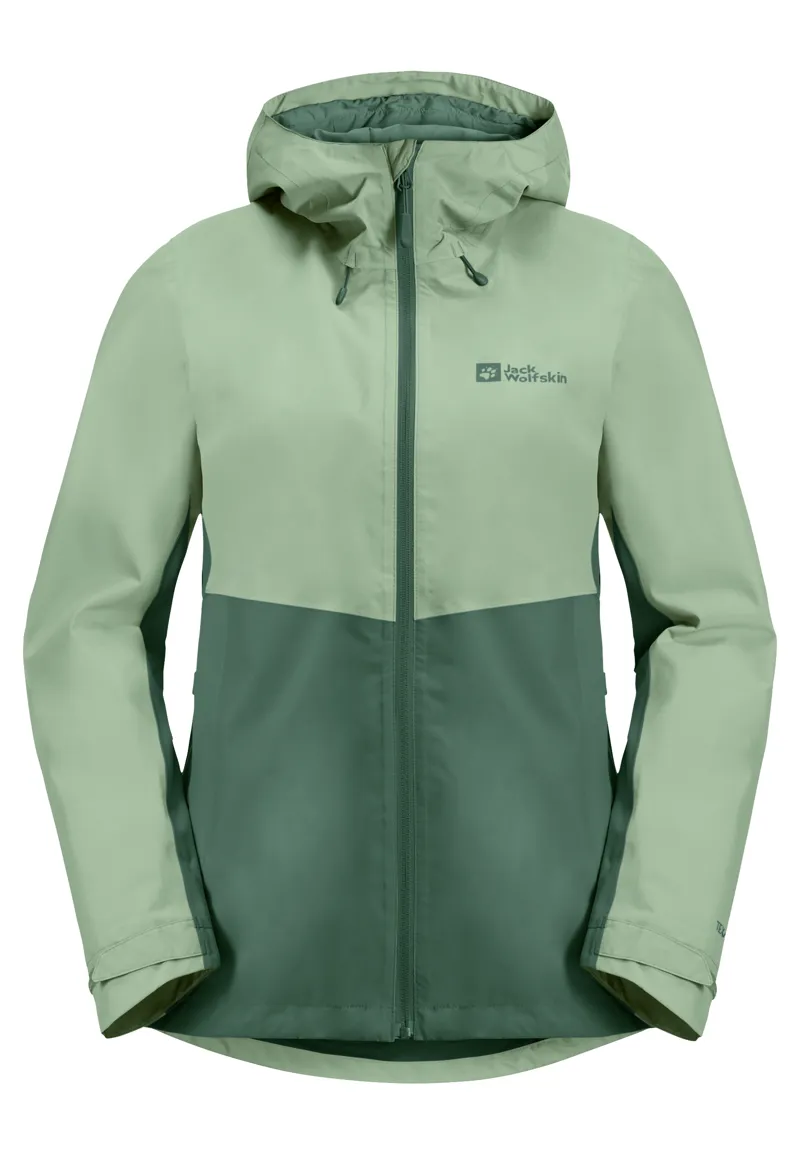 Jack Wolfskin Women's Weiltal 2L Waterproof Jacket - Mint Leaf