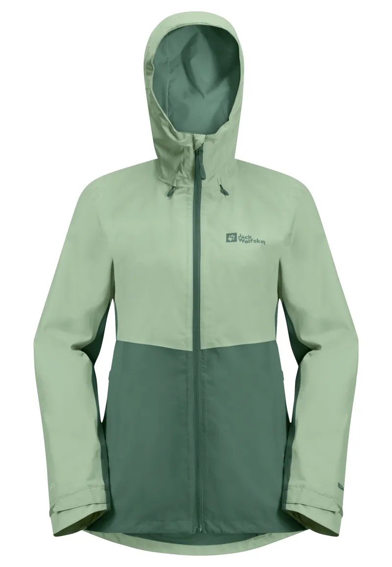 Jack Wolfskin Women's Weiltal 2L Waterproof Jacket - Mint Leaf-1