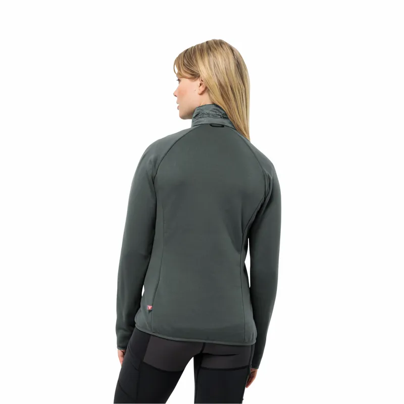 Jack Wolfskin Women's Luntal 3 in1 Waterproof Jacket - Slate Green-7