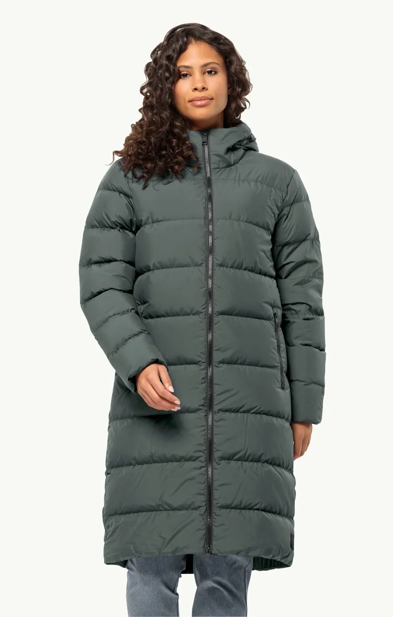 Jack Wolfskin Women's Frozen Palace Coat - Slate Green-1