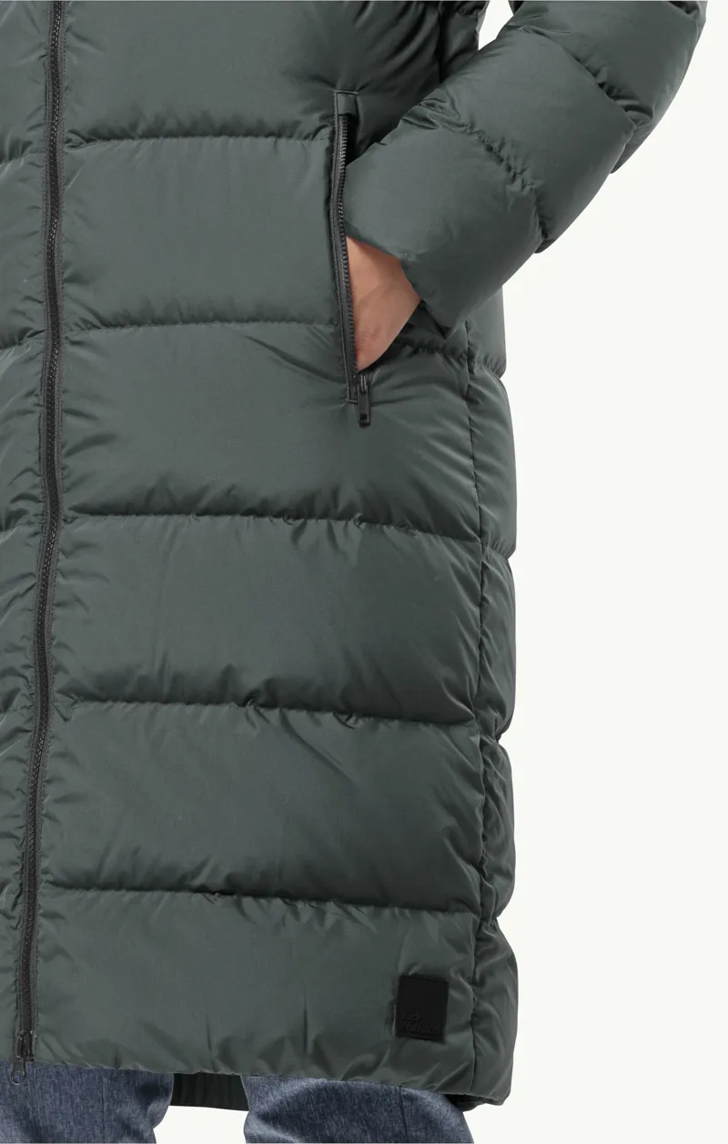 Jack Wolfskin Women's Frozen Palace Coat - Slate Green-3