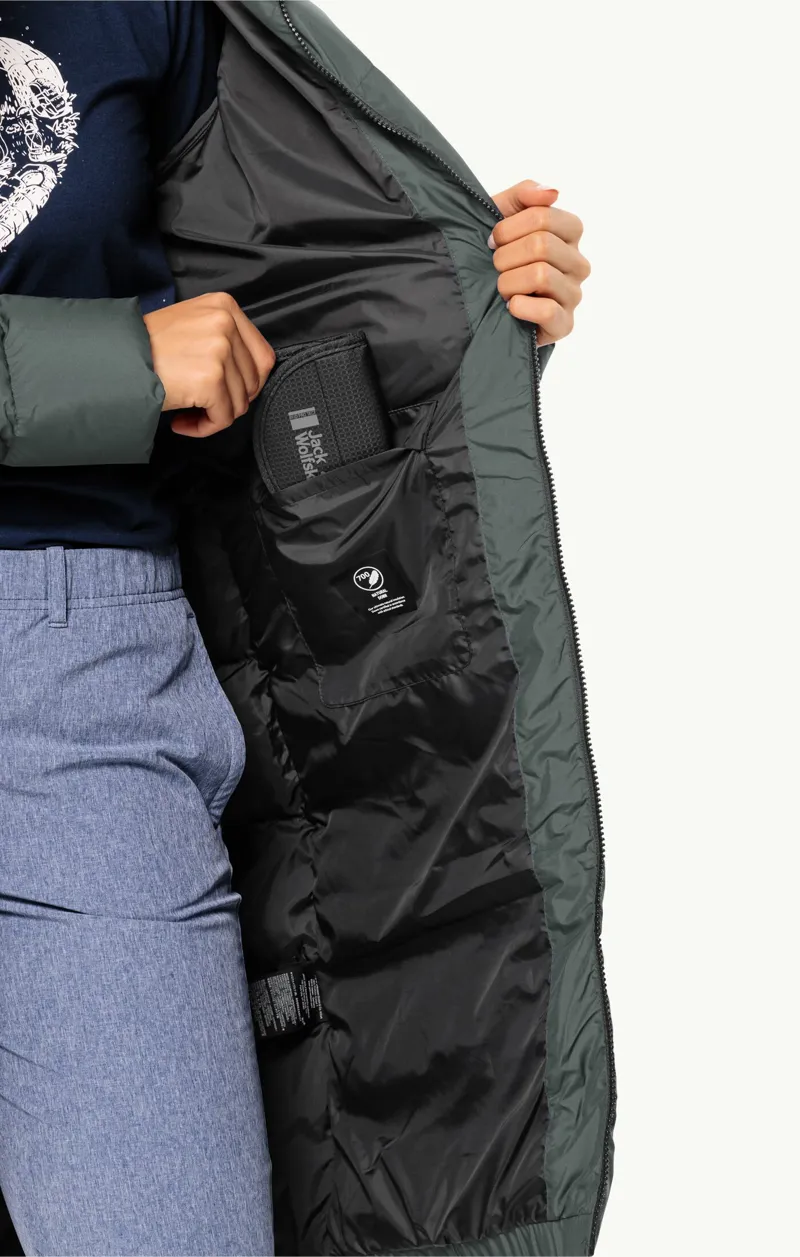 Jack Wolfskin Women's Frozen Palace Coat - Slate Green-5