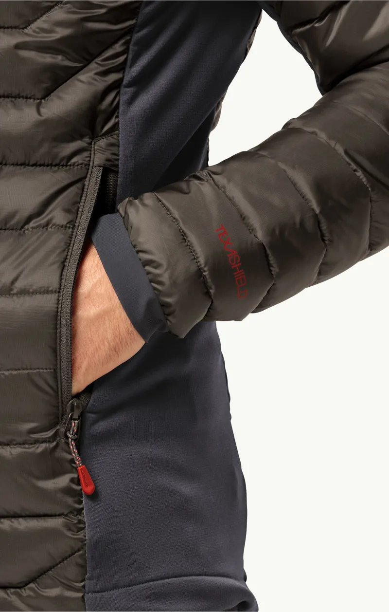 Jack Wolfskin Men's Routeburn Pro Insulated Jacket - Cold Coffee-4