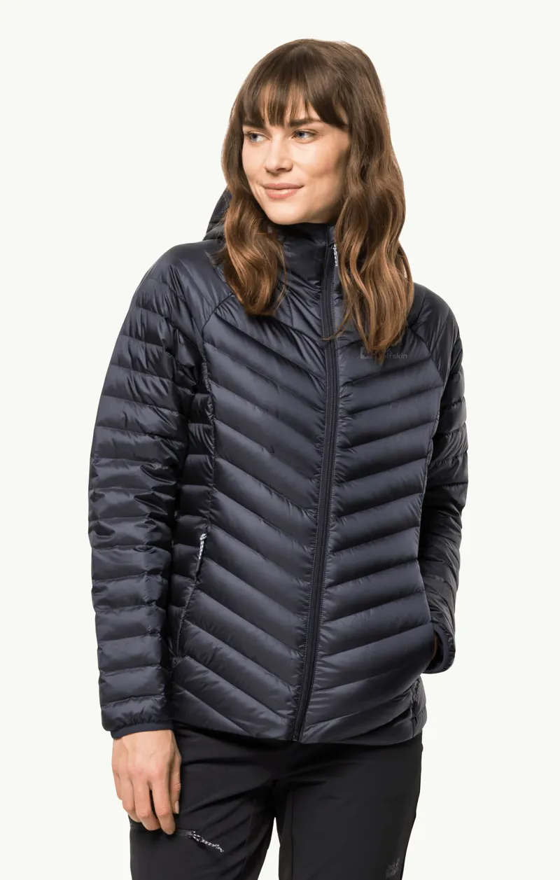 Jack Wolfskin Women's Passamani Down Hoody - Graphite-2