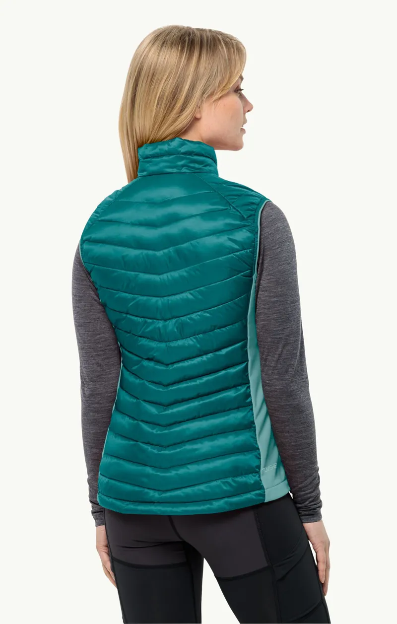 Jack Wolfskin Women's Routeburn Pro Insulated Vest  - Sea Green-2